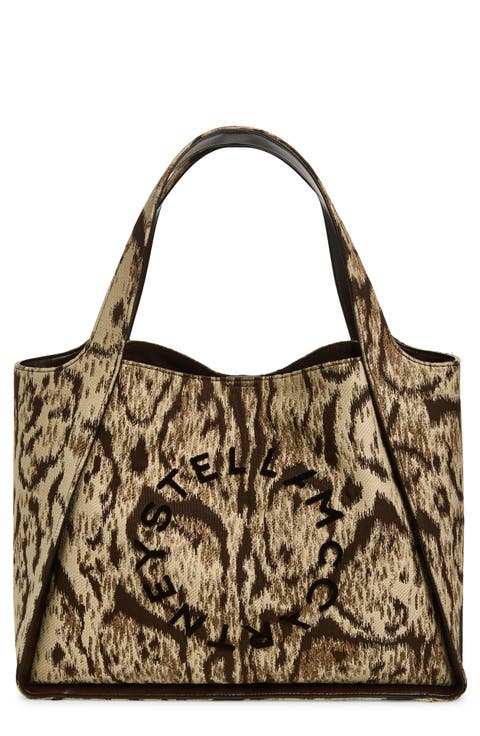 Logo Clouded Leopard Tote