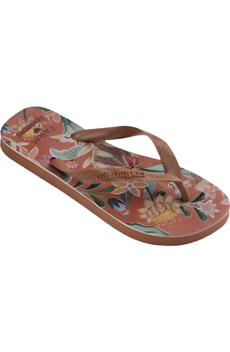 Havaianas x FARM Rio Delicate Flowers Flip Flop, Main, color,