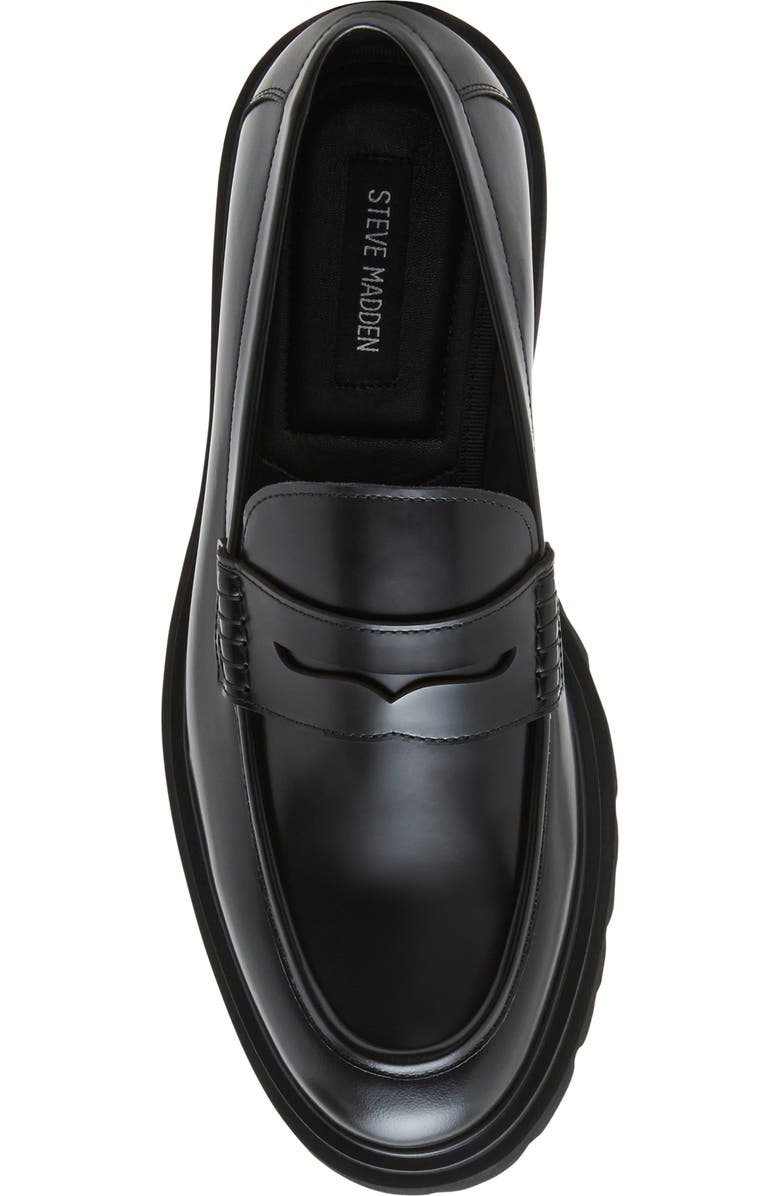 Steve Madden Halian Penny Loafer, Alternate, color, Black