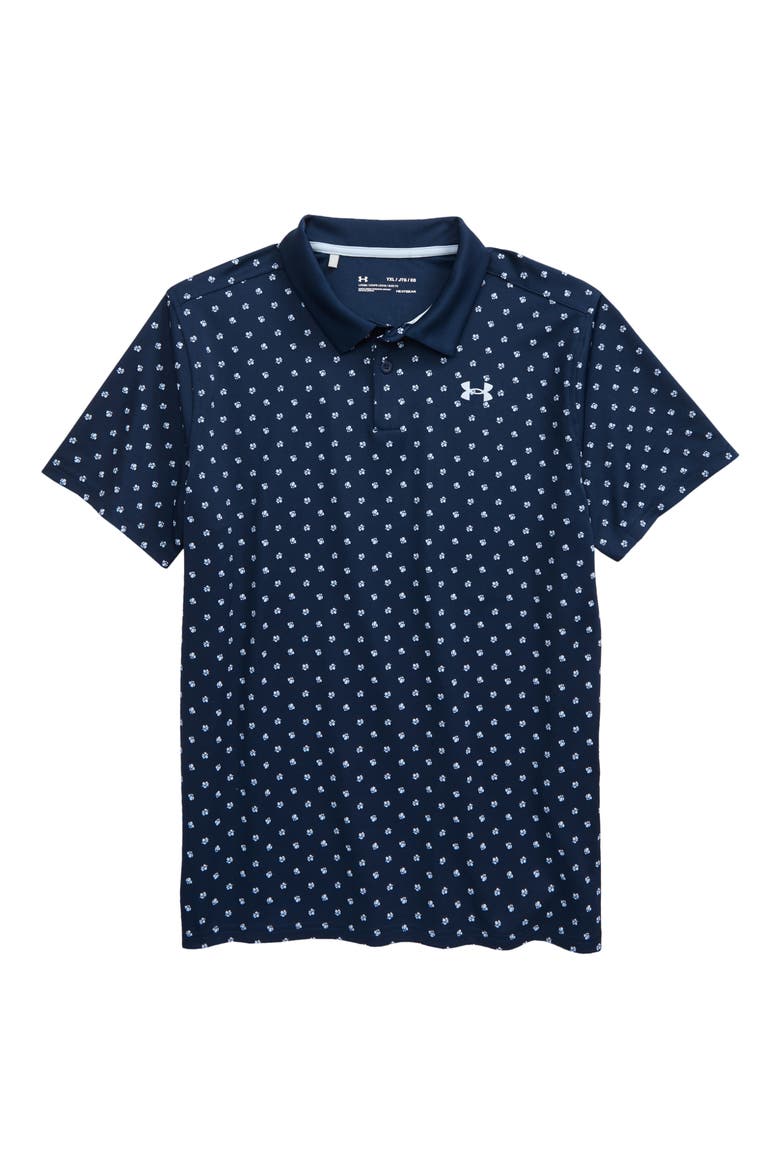 Kids' Poppie Performance Polo, Main, color, ACADEMY / ISOTOPE BLUE /