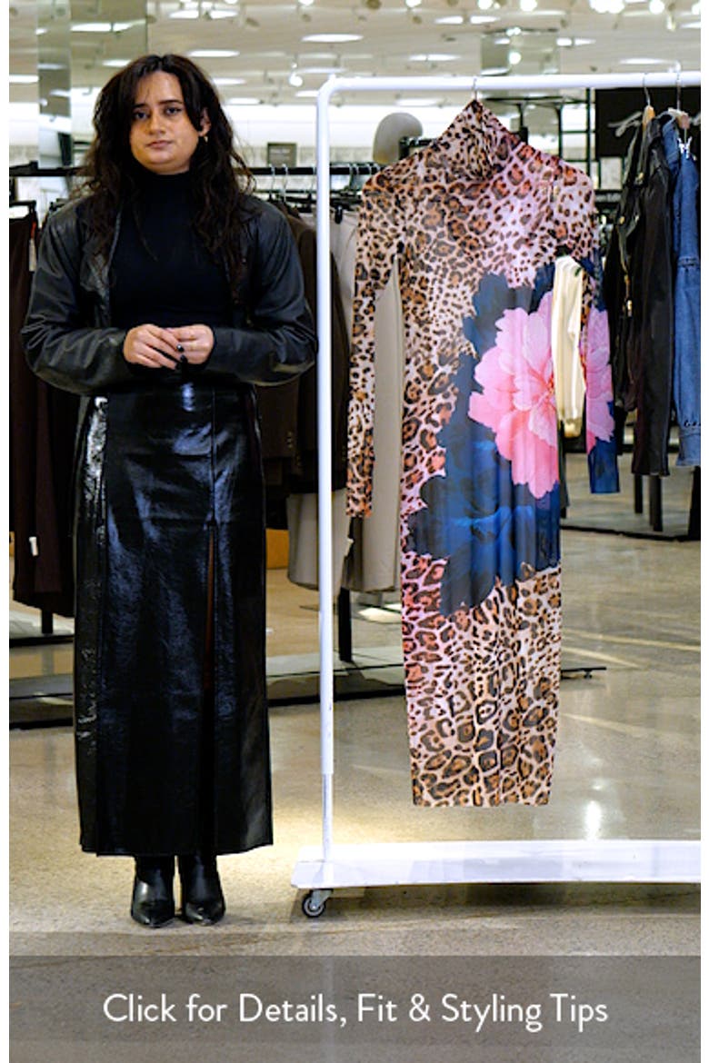 Shailene Long Sleeve Mesh Midi Dress video