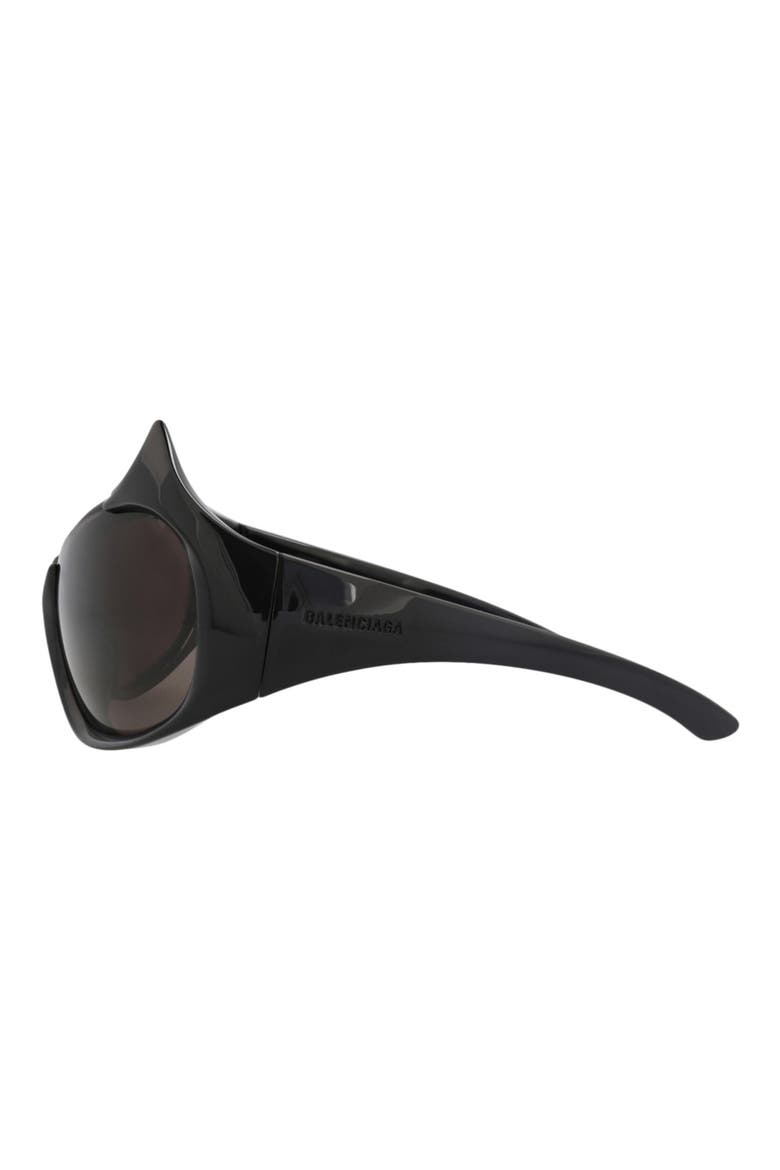 71mm Shield Sunglasses, Alternate, color, BLACK BLACK GREY