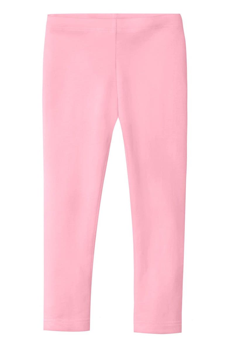 Baby Girls Soft Organic 100% Cotton Leggings, Main, color, Bright Light Pink