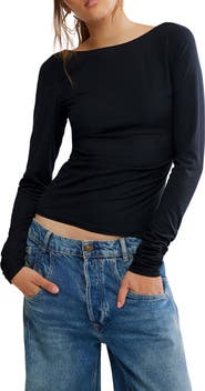 Free People Riley Low Back T-Shirt