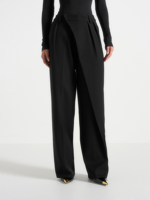 Colette Tailored Wrap Pleat Trousers