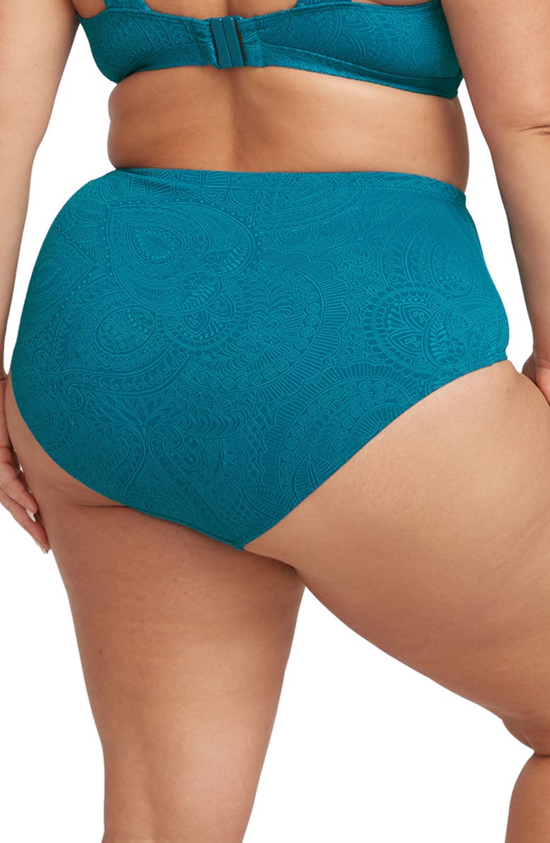 Artesands Renoir High Waist Bikini Bottoms, Alternate, color, 