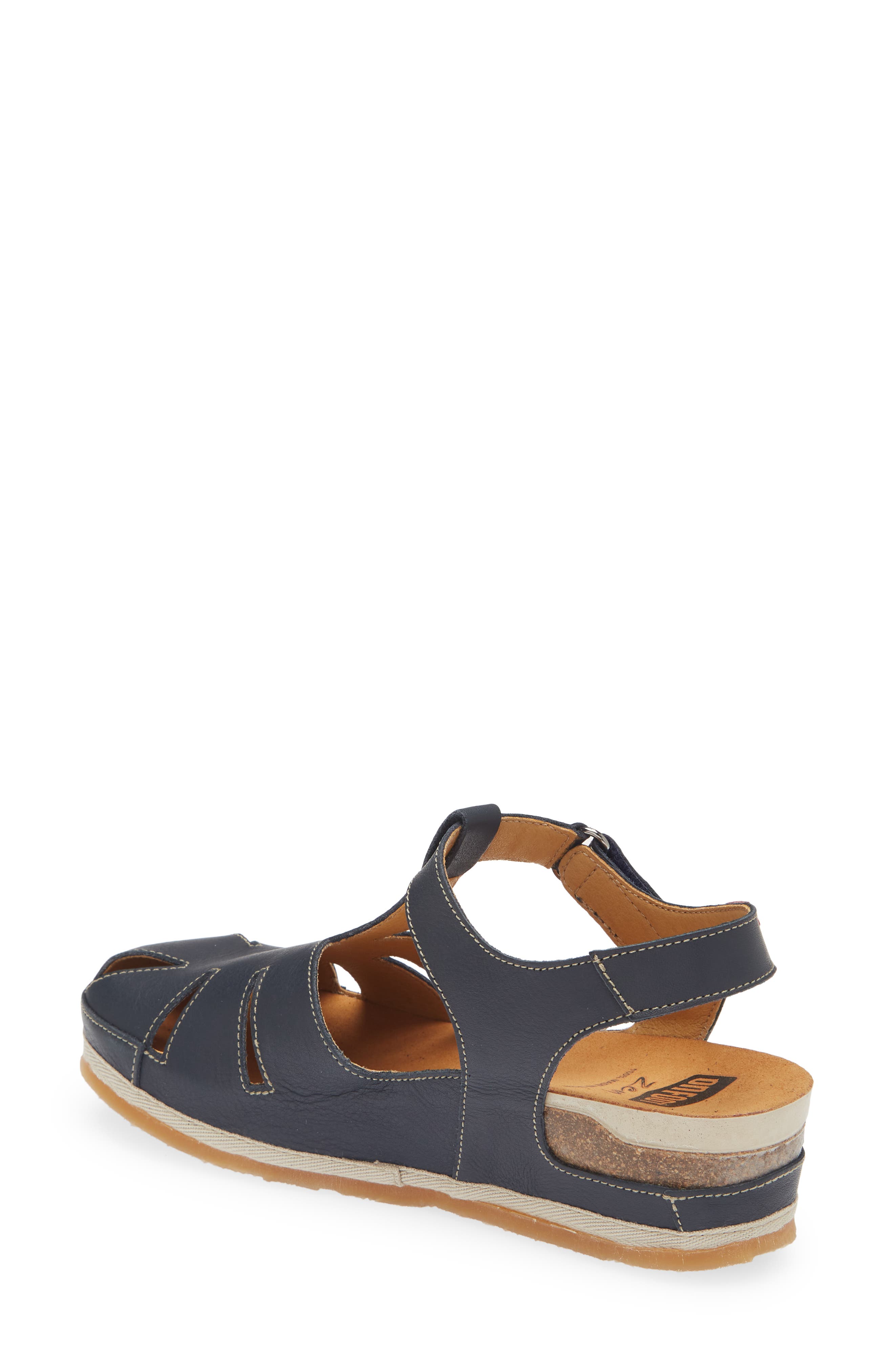 On Foot 202 Sandal, Alternate, color, Navy Leather