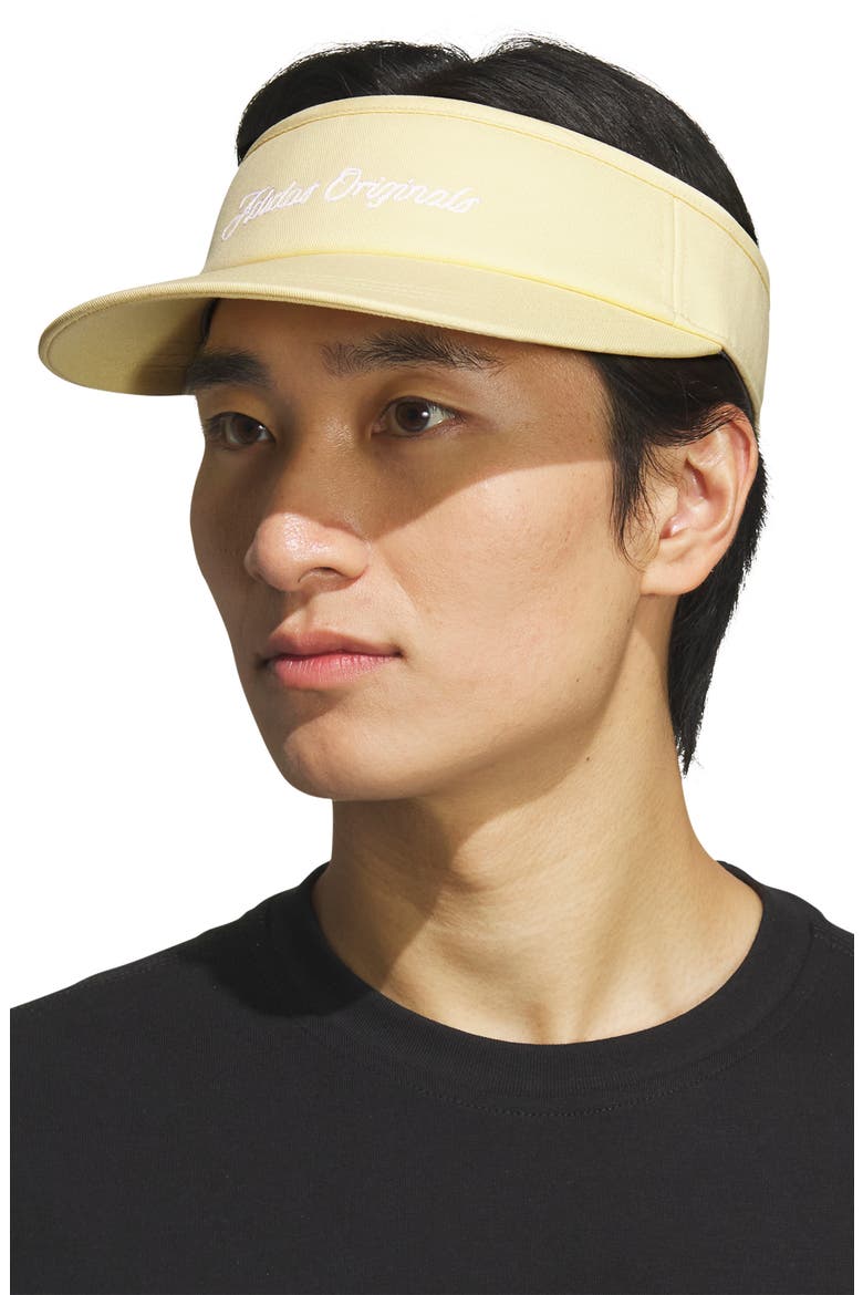 Signature Logo Visor, Alternate, color, ORANGE TINT/ WHITE