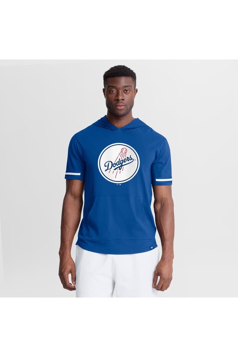 Men's Fanatics Royal Los Angeles Dodgers Optimal Play Hooded T-Shirt, Main, color, Royal