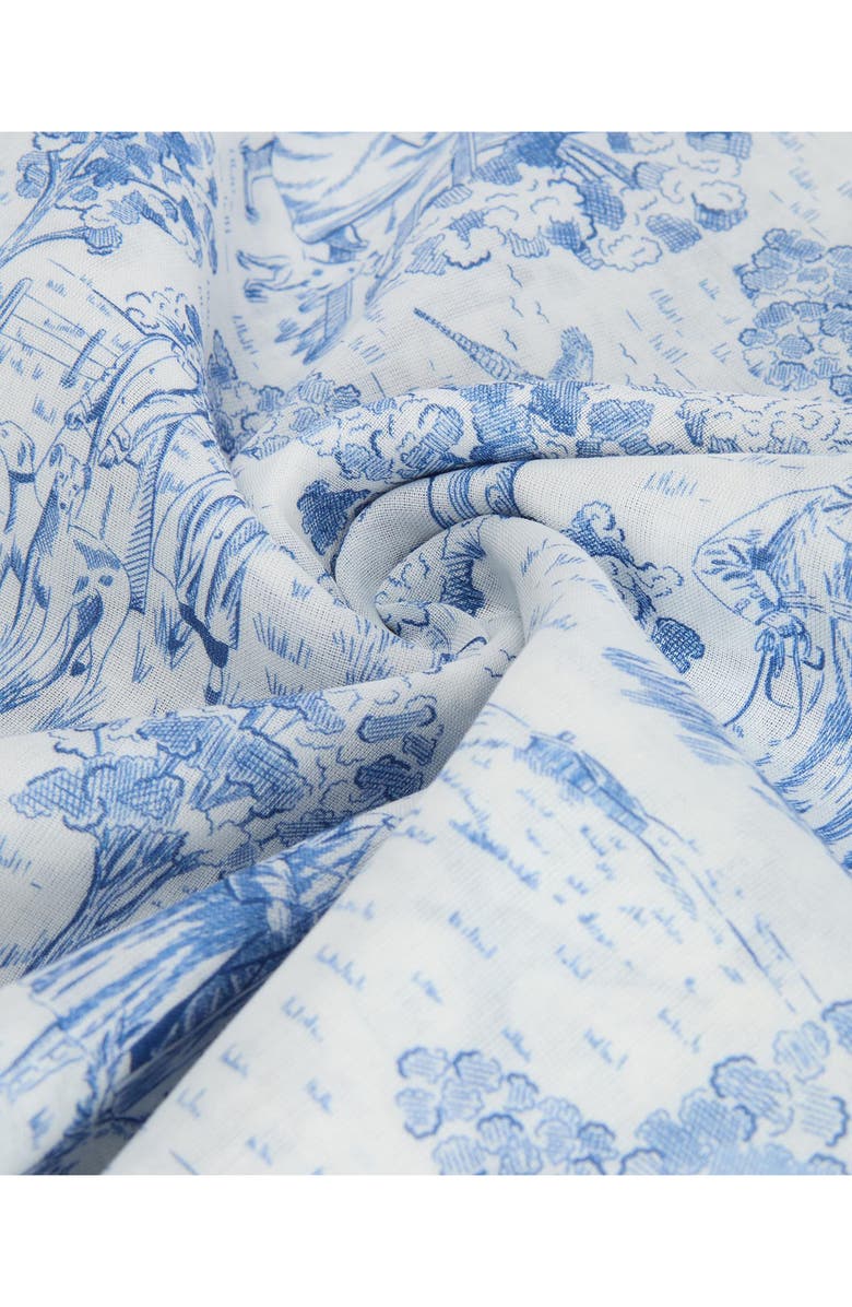 Barbour Wisteria Scarf, Alternate, color, White