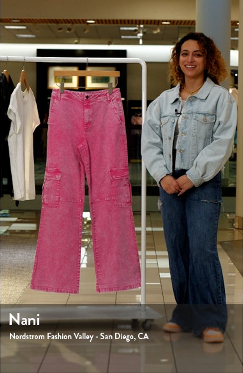 Maude Wide Leg Cargo Pants, sales video thumbnail