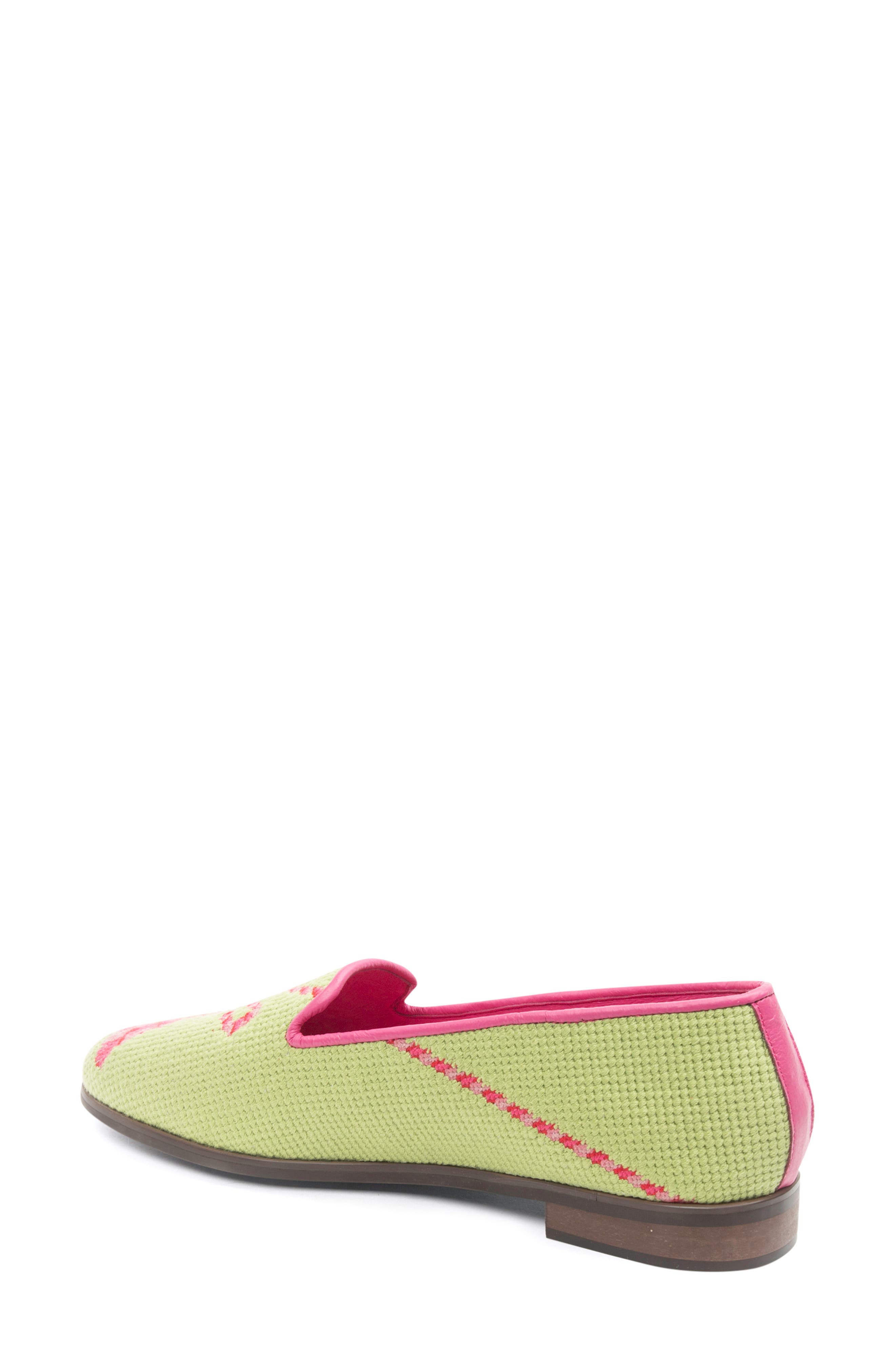 ByPaige BY PAIGE Needlepoint Tassel Flat, Alternate, color, Lime