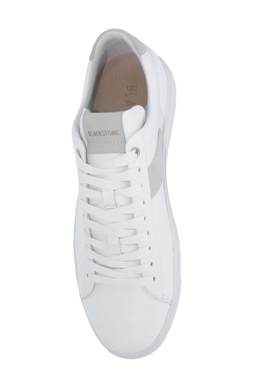 Blackstone Stripe Sneaker In White