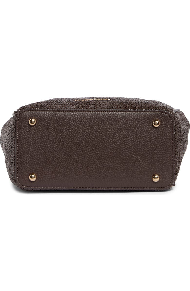 Nanette Lepore Junne Straw Satchel, Alternate, color, Maple Straw Maple Flowers