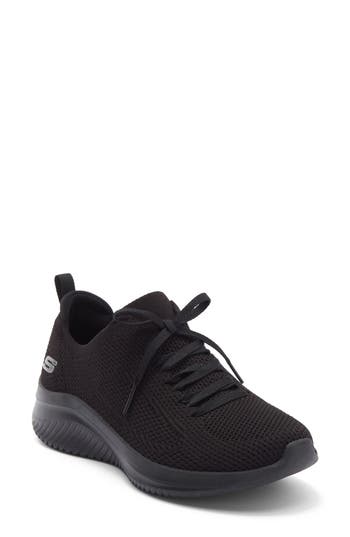 Skechers Ultra Flex 3.0 Slip-on Sneaker In Black