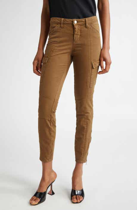 L'AGENCE Patton Skinny Stretch Cotton Cargo Pants