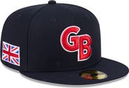 New Era Men's New Era  Navy Great Britain Baseball 2026 World Baseball Classic 59FIFTY Fitted Hat