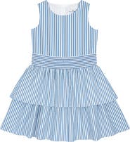 Florence Eiseman Seersucker Dress with Waist Ruching