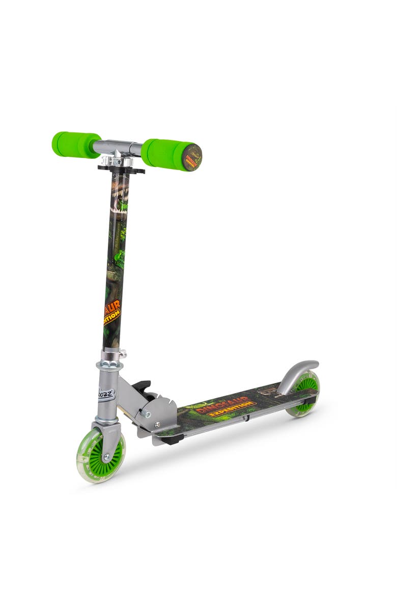 Ozbozz Flashing Adjustable Scooter Dinosaur Lightup Wheels, Main, color, Multicolored
