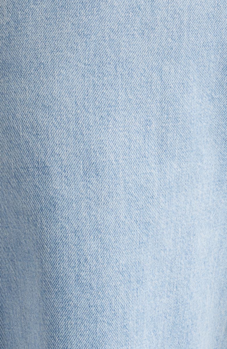 BOSS Sorecerous Raw Hem Crop Wide Leg Jeans, Alternate, color, Blue