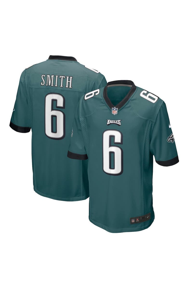 Nike Men's Nike DeVonta Smith Midnight Green Philadelphia Eagles Player Game Jersey, Main, color, Green