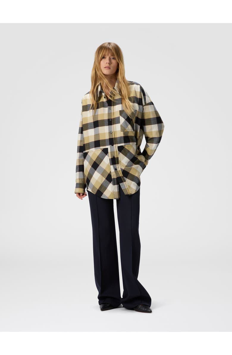 Missoni Oversized Check Shirt, Alternate, color, Beige