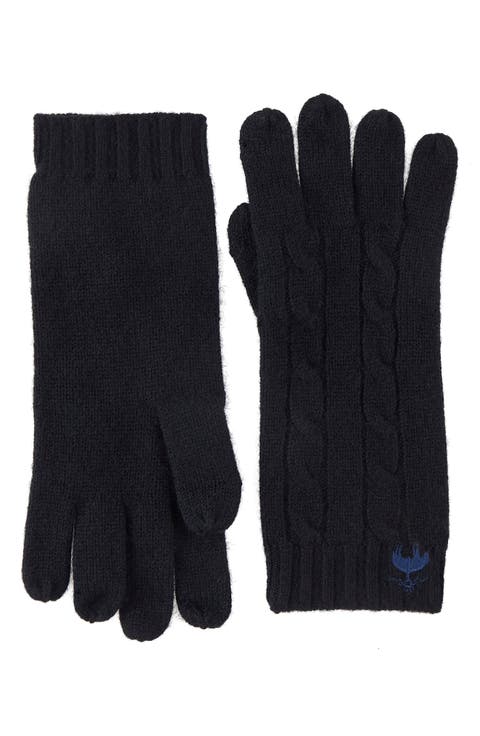Wool & Cashmere Cable Tech Gloves