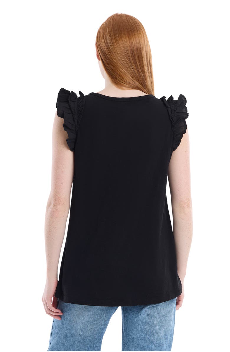 WILT Clothing Crew Neck Short Sleeve Shrunken Boyfriend Tee, Alternate, color, Black