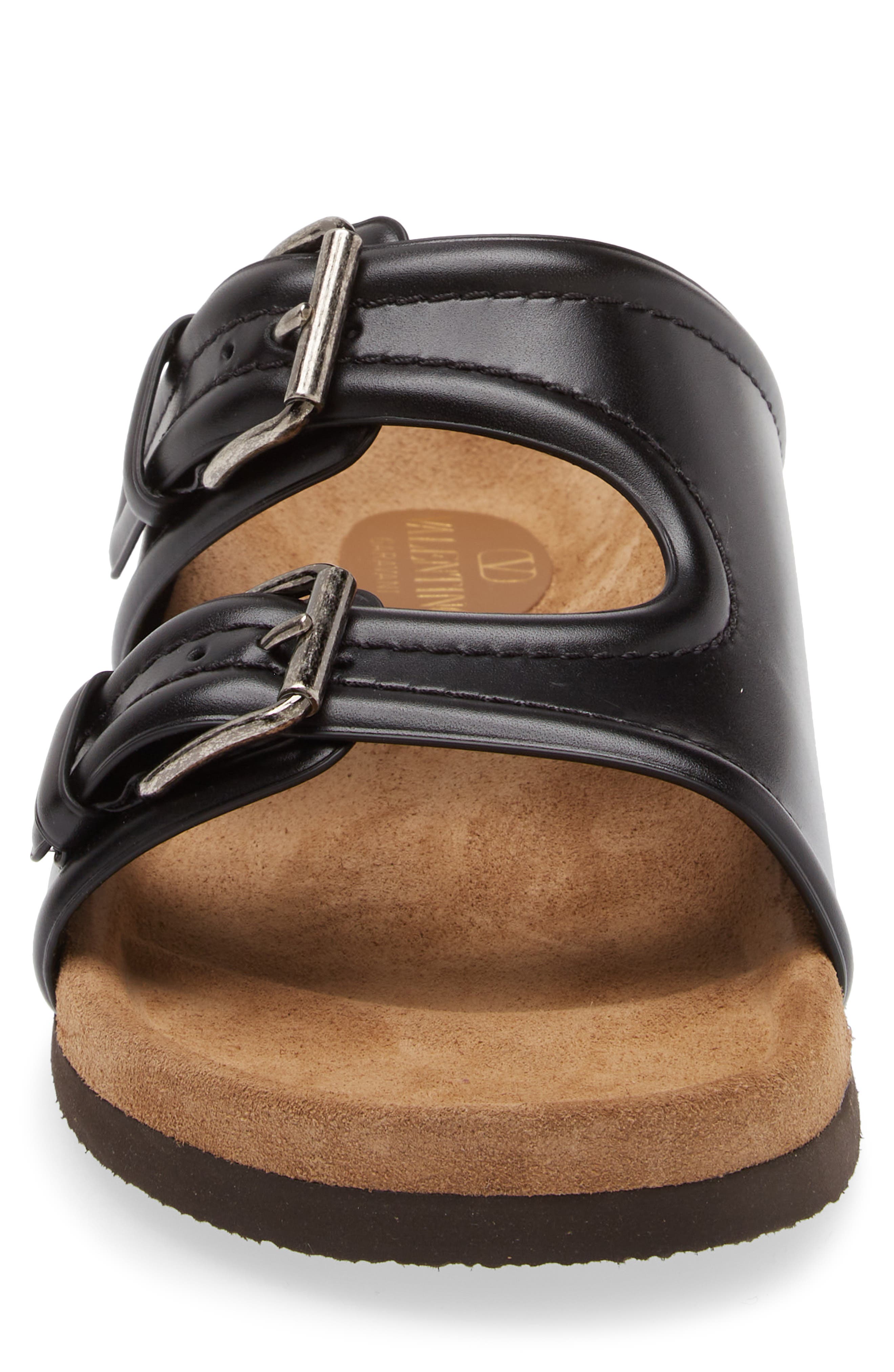 Valentino Garavani VLOGO Slide Sandal, Alternate, color, 