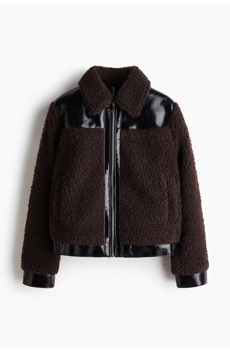 H&M Teddy Jacket, Main, color, 