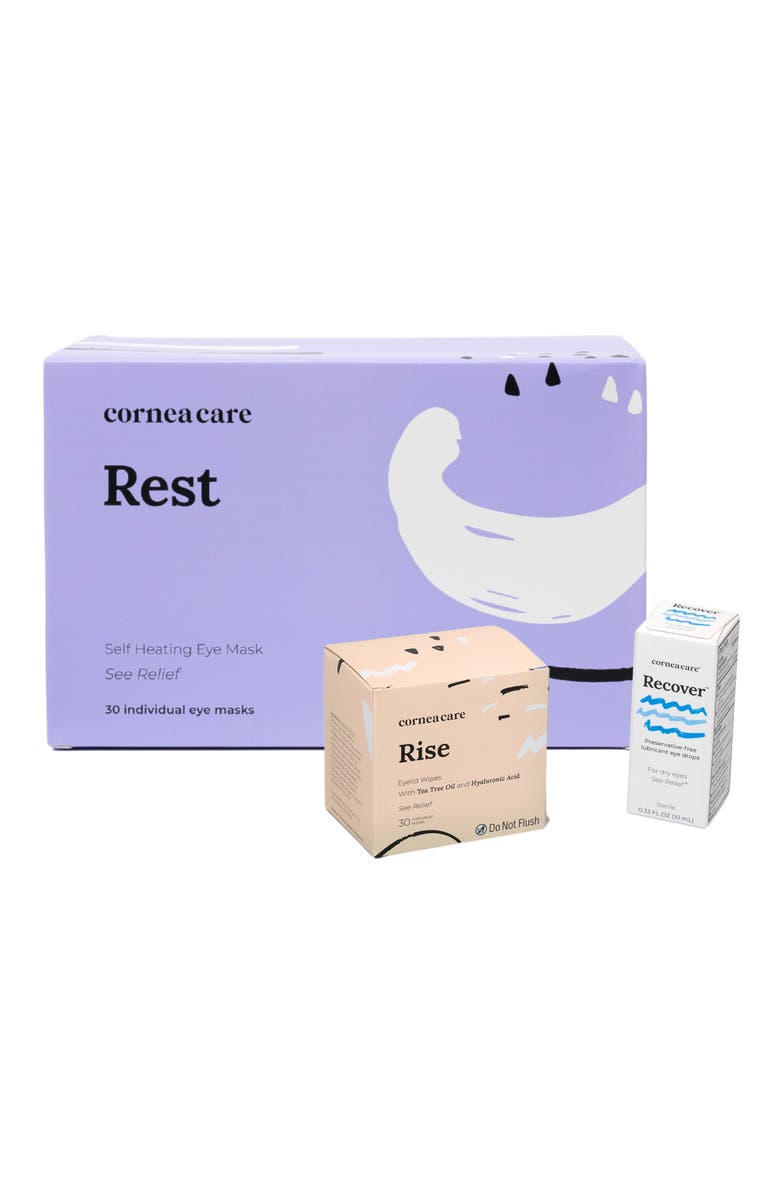 Cornea Care Essential Eyecare Routine Bundle, Main, color, White