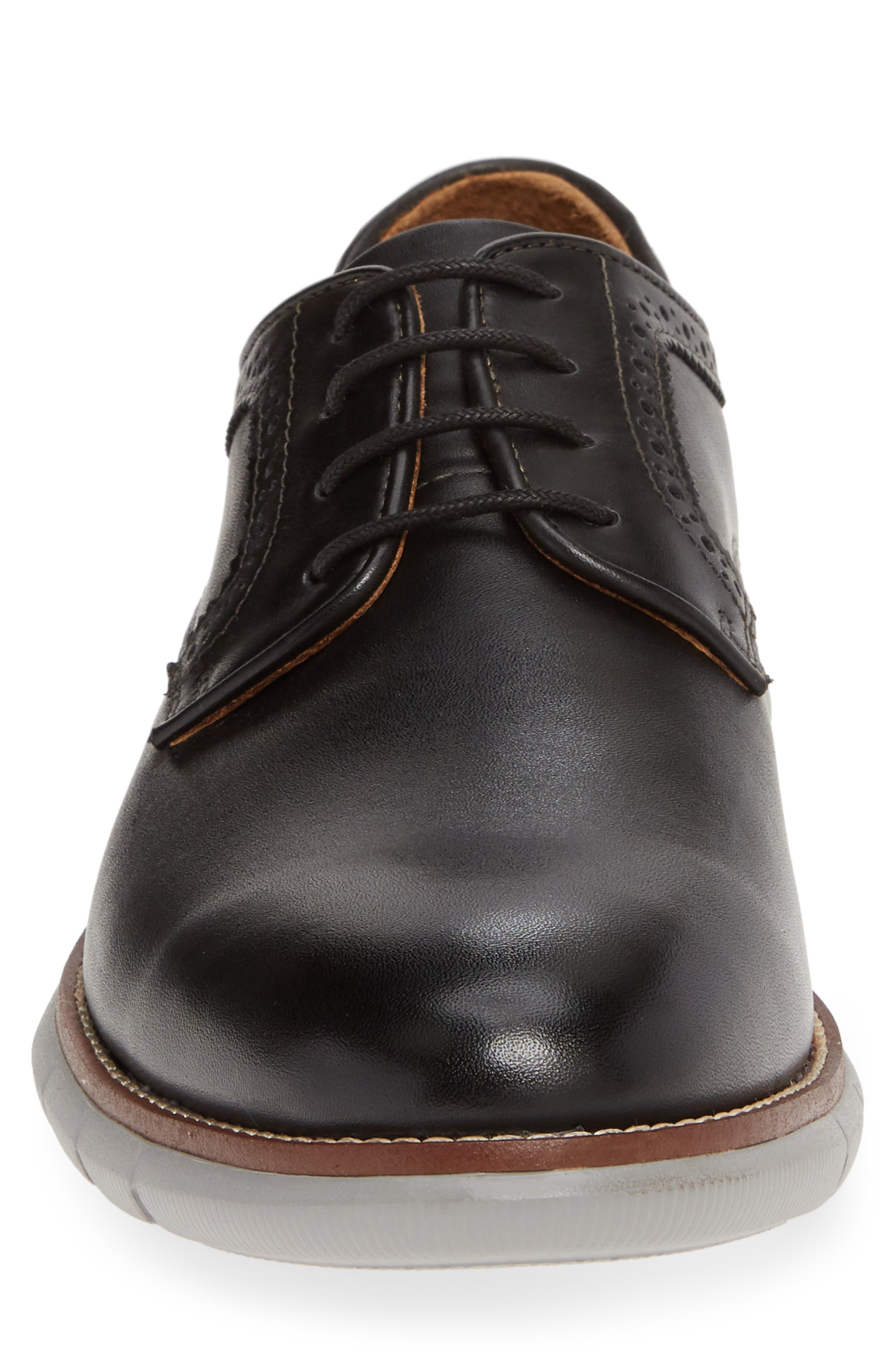 Johnston & Murphy Holden Plain Toe Derby, Alternate, color, Black