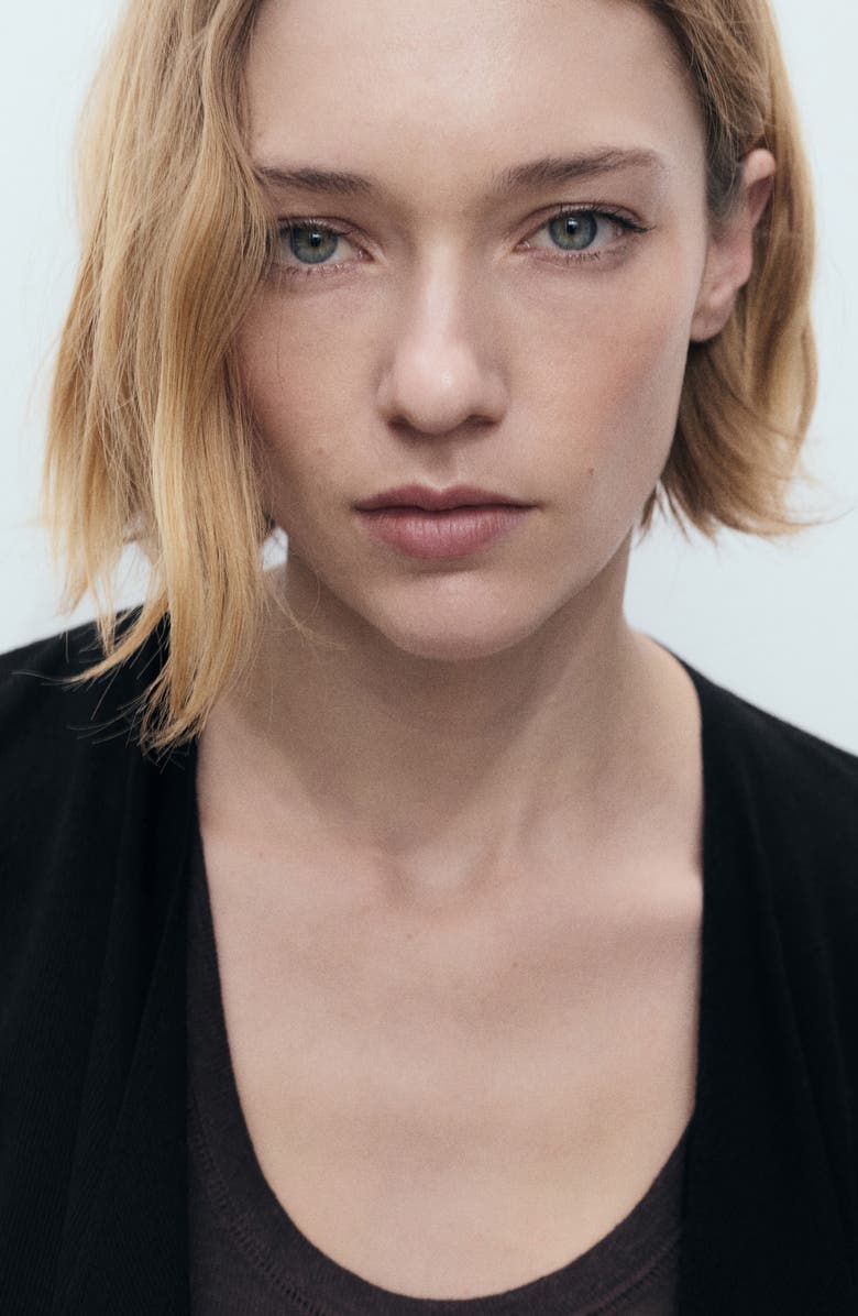 MANGO Open Front Cardigan, Alternate, color,