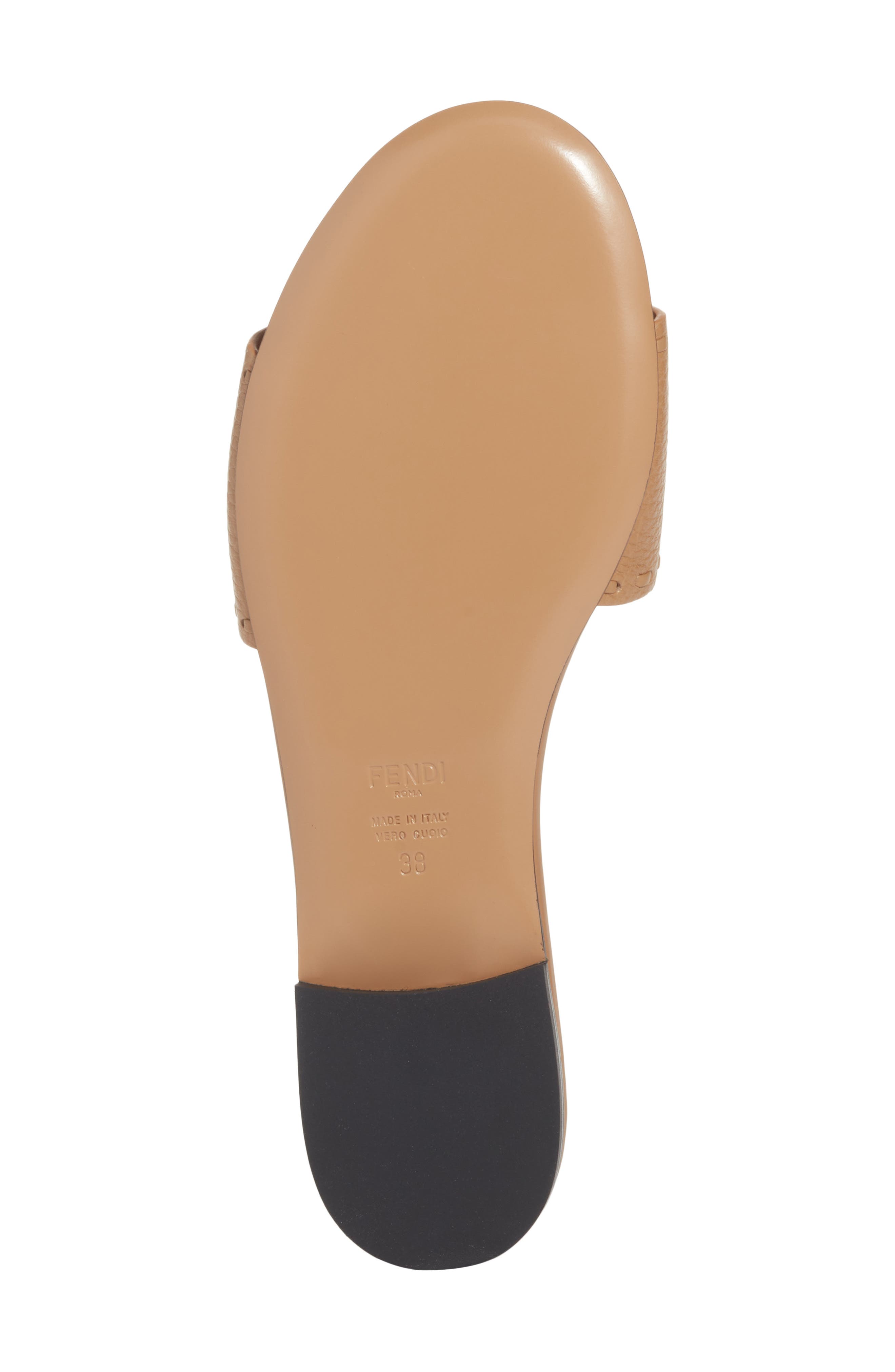 Signature Slide Sandal, Alternate, color, CAMMELLO BAG