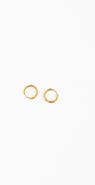 Pip Pop Thin Gold Hoop 8mm Earrings