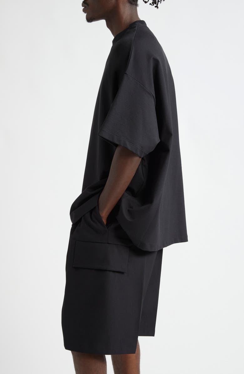 Fear of God Milano Jersey Crewneck T-Shirt, Alternate, color, Black