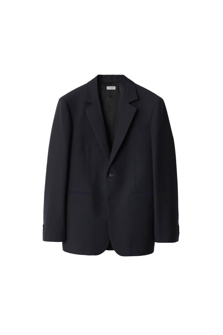 Wool Tailored Jacket, Alternate, color, Navy