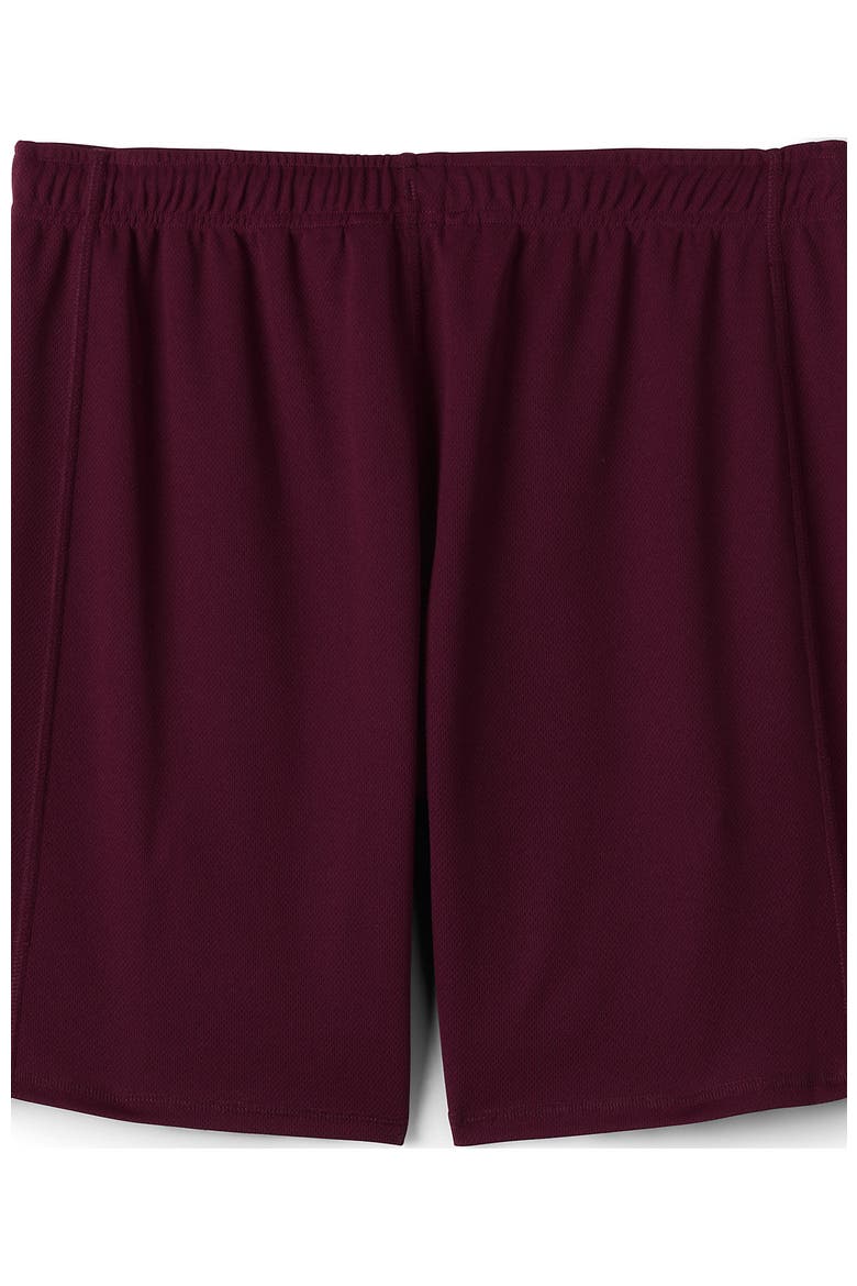 School Uniform  Mesh Gym Shorts, Alternate, color, Burgundy