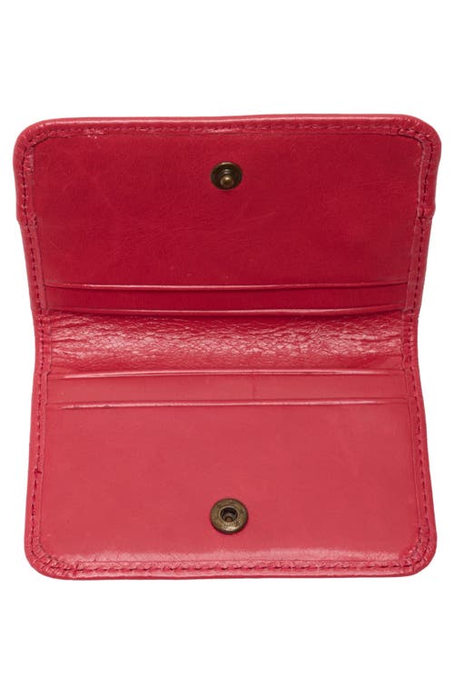Hobo Jill Mini Card Case In Red