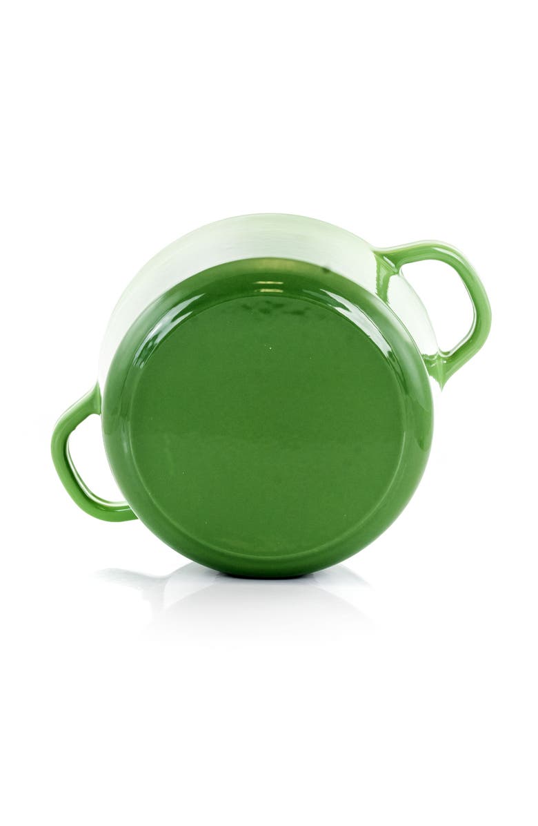 Crock-pot Artisan 2 Piece 3 Quarts Enameled Cast Iron Dutch Oven, Alternate, color, Pistachio Green