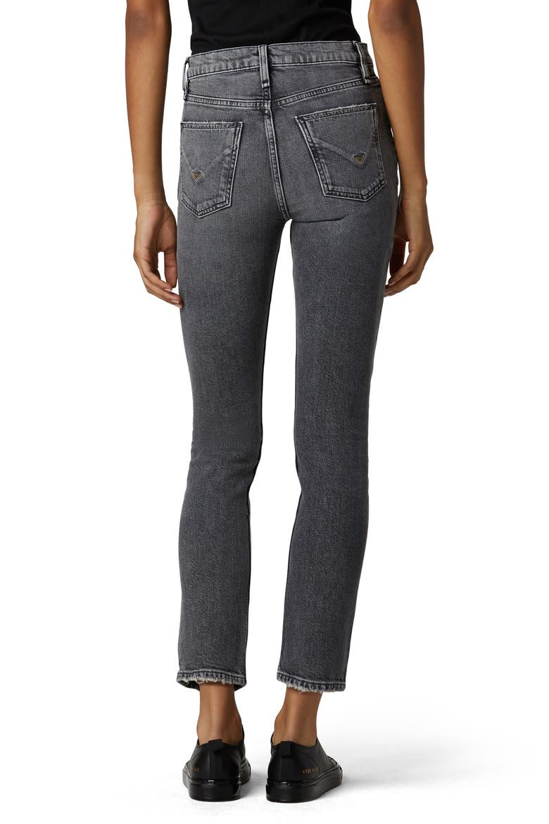 Jeans Holly High Waist Ankle Straight Leg Jeans, Alternate, color, MERCENARY
