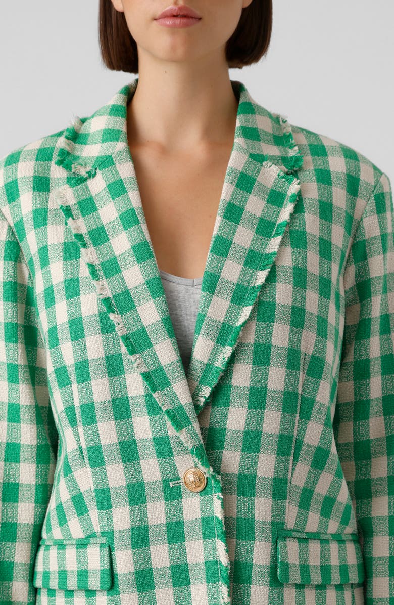 VERO MODA Bree Kae Check Tweed Blazer, Alternate, color,