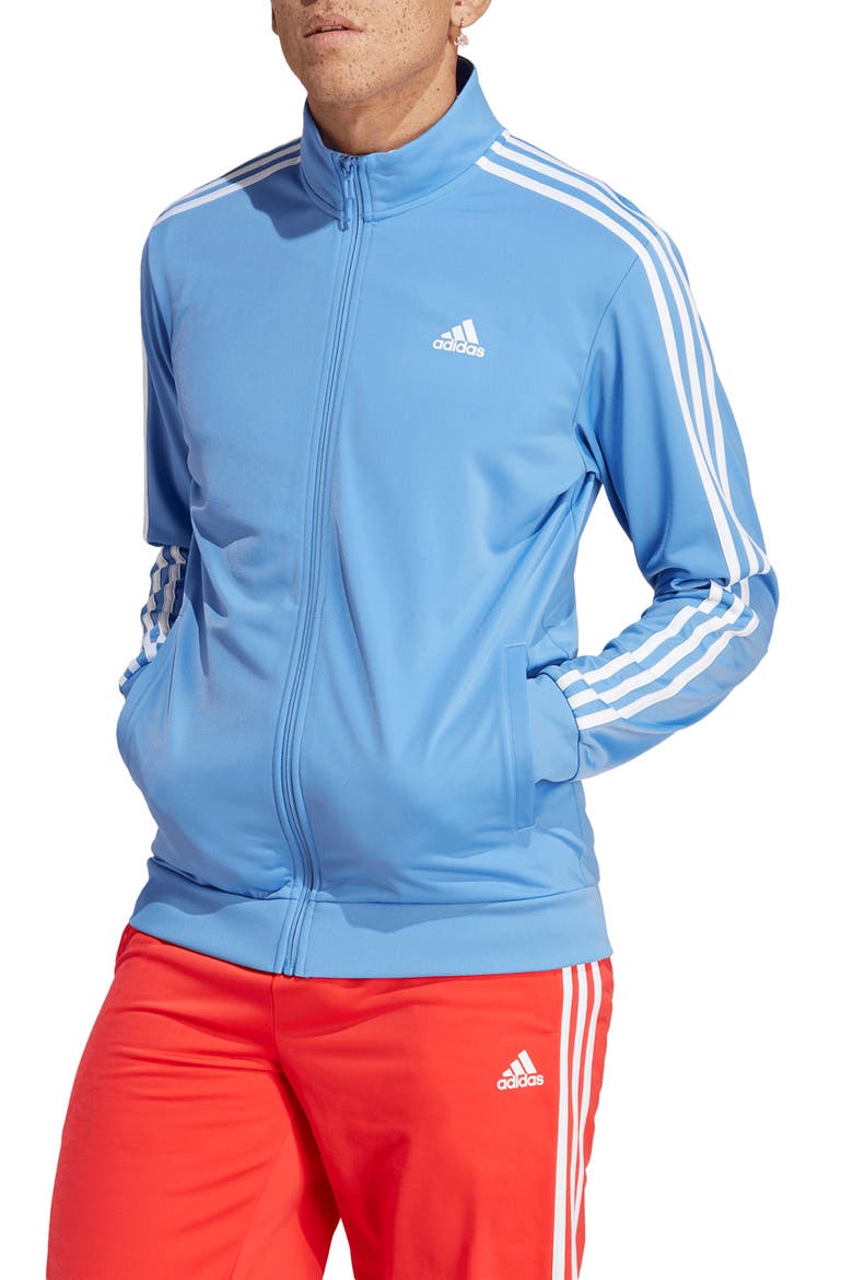 3-Stripes Tricot Track Jacket, Main, color, BLUE FUSION