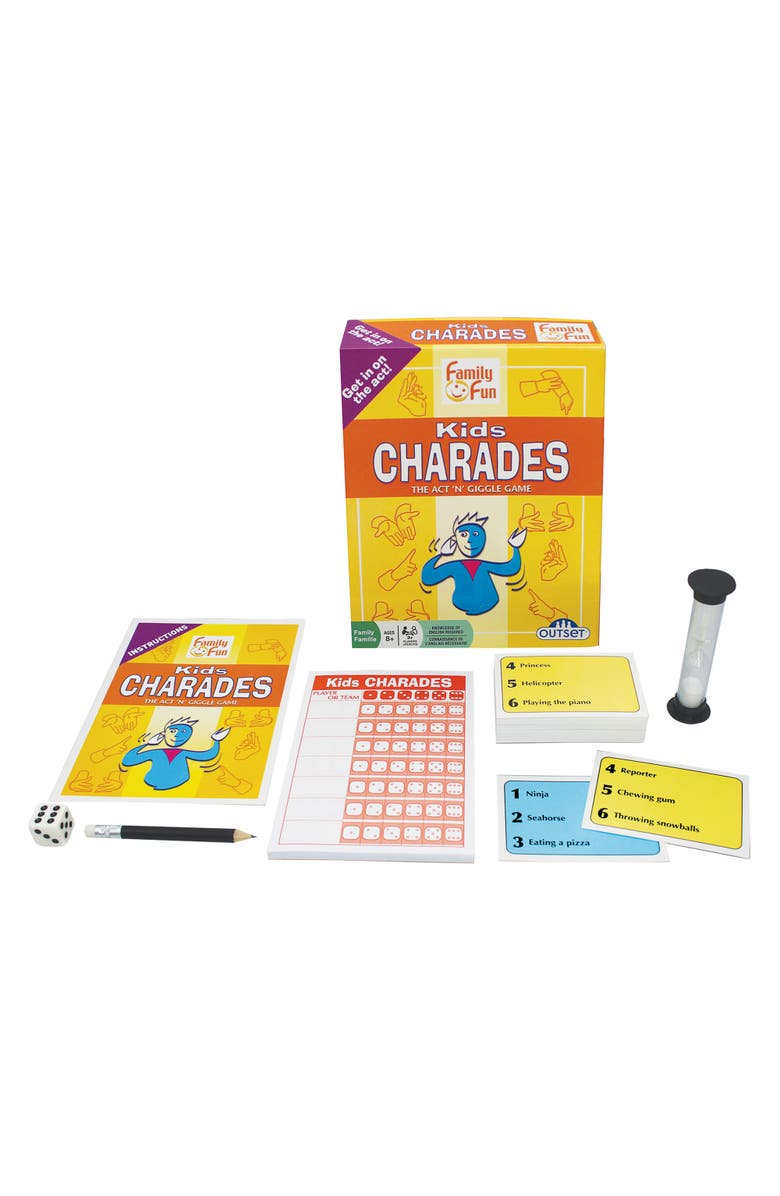 Cheatwell Games Outset Media Kids Charades Card Game, Alternate, color, Multicolored