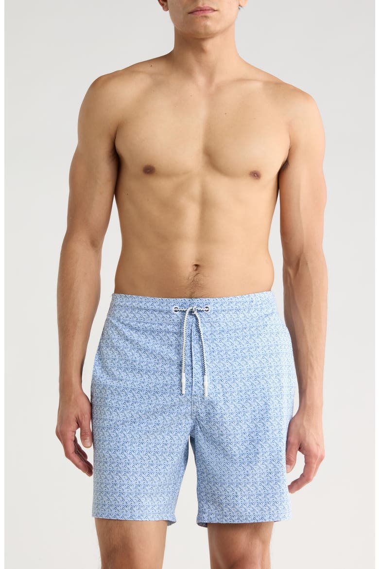 Barcelona Swim Trunks, Main, color, NAVY