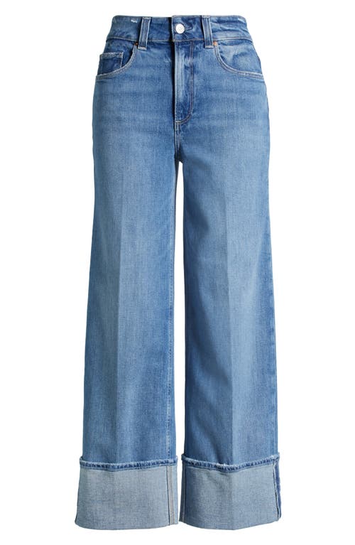 PAIGE PAIGE SASHA HIGH WAIST ANKLE WIDE LEG JEANS