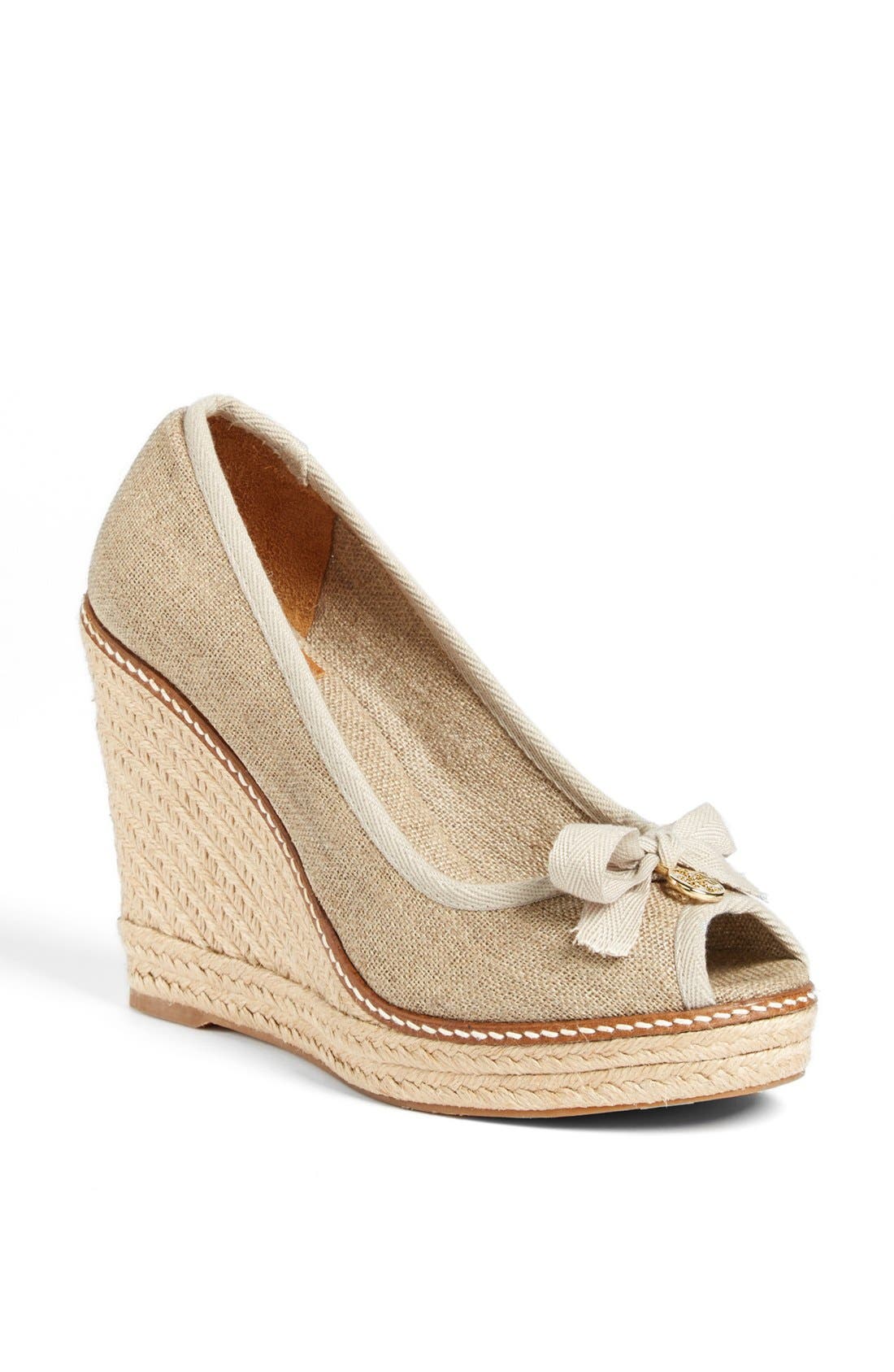 Tory Burch 'Jackie' Espadrille Wedge, Main, color, 