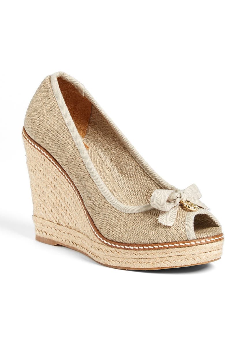 Tory Burch 'Jackie' Espadrille Wedge, Main, color,