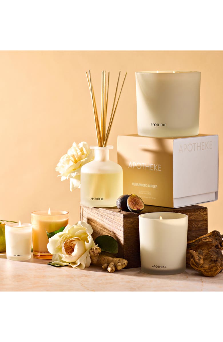 APOTHEKE Cedarwood Ginger Petite Scented Candle, Alternate, color,