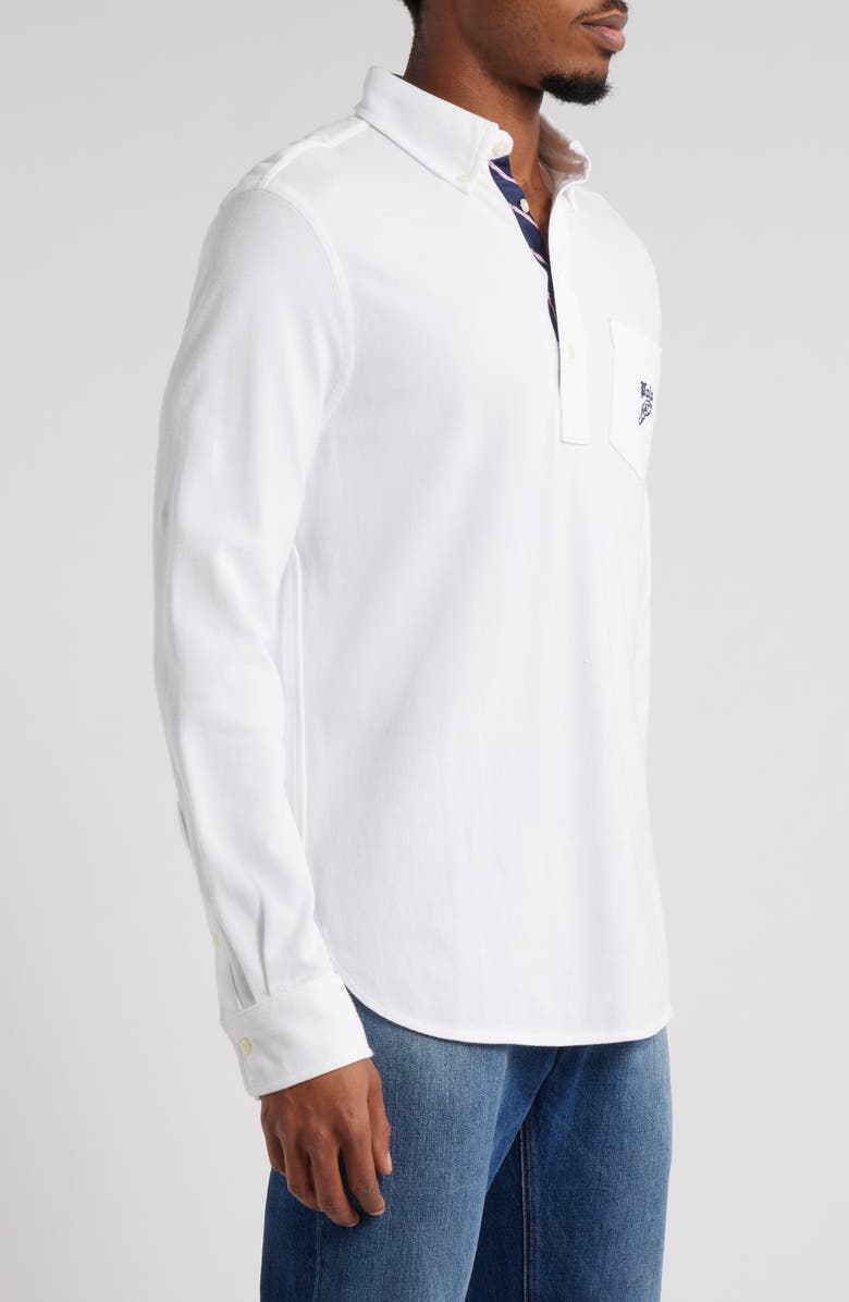 Polo Ralph Lauren Long Sleeve Cotton Oxford Polo, Alternate, color, 